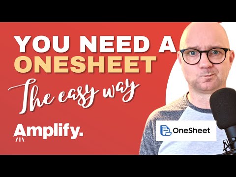 Video: Whats a one sheeter?