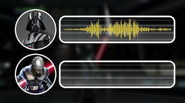Darth Vader & Lord Starkiller Breathing Comparison