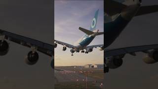 Mega Airplane Perfect Landing! 😱 #Shorts