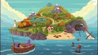 Purrple Cat - Adventure Island 🌈 [lofi hip hop/relaxing beats]