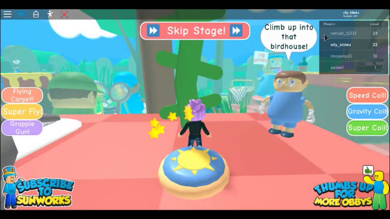 can you escape the picnic obby roblox YouTube