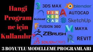 3 Boyutlu Modelleme Programları