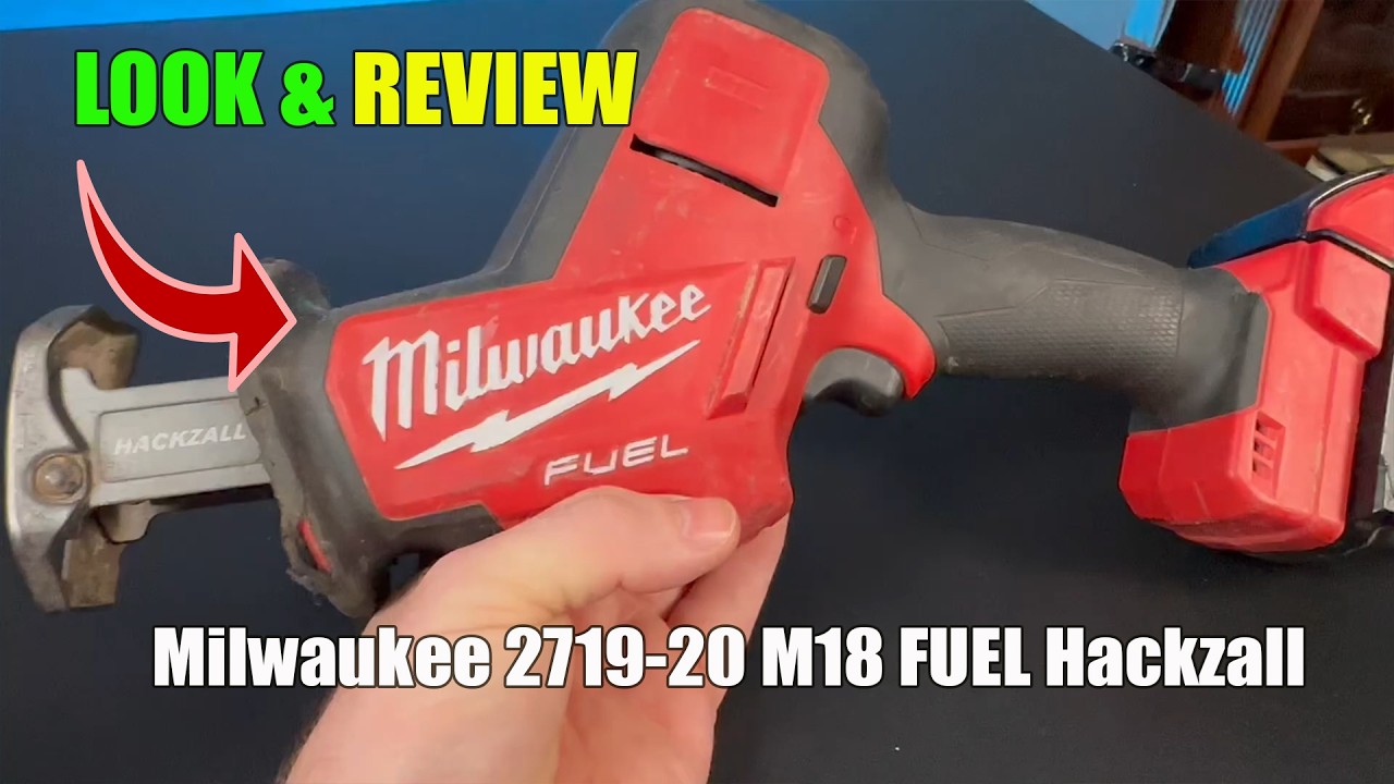 Milwaukee M18 FUEL Hackzall Review | 2719-20 One-Handed Saw Test ...