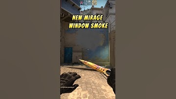 New easy window smoke Mirage #csgo #cs2 #counterstrike #clutch #1tap #shorts