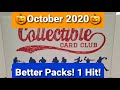 🏀 October 2020 Collectible Card Club Platinum Basketball Sub Box RIP! Nice RCs! Better Packs!