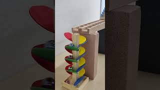 Marble Run Race ASMR HABA wave slope part84 #marblerun #マーブルラン #shorts