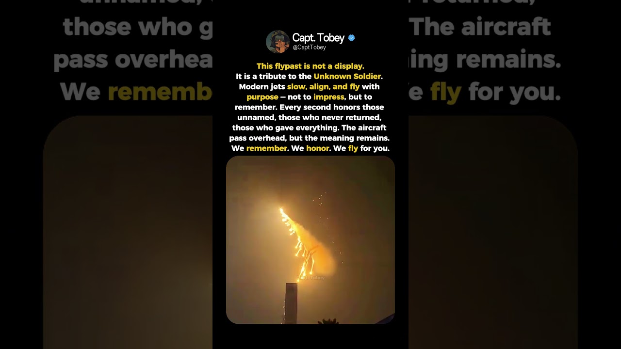 This flypast is not a display 