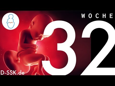 Video: 32 Schwangerschaftswochen: Empfindungen, Fetale Entwicklung