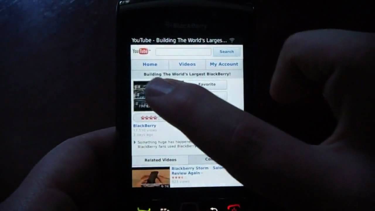 BBlove81 and TheBerryfix.com brings you Blackberry 9800 running OS 6.0