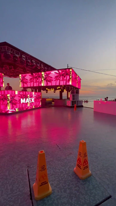 Biggest Beach Club in Bali   huge DJ stage 🤩🥂 #bali #dj #beachclub #beachclubbali