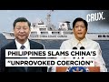 Tensions Grow In South China As China Fires Water Cannons At Philippine Ships In “Control Measures”