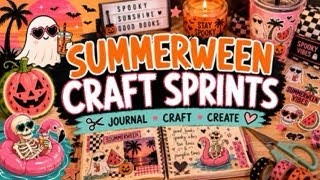 🦩👻 Summerween Craft & Chat Sprints | Grab Your Journal, Diamond Art & Crafts!