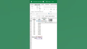 Controle de datas no Excel [com a função SE]