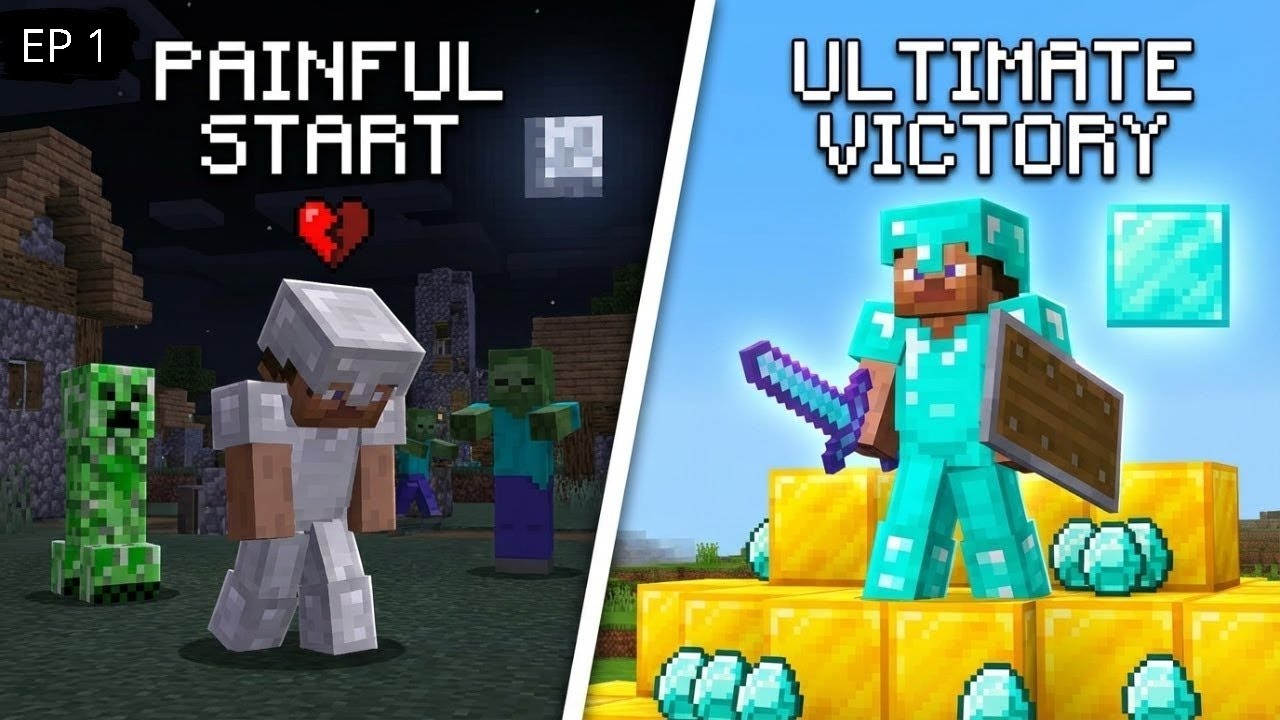 I Completed 3 Insane Challenges in Minecraft Survival (Pocket Edition ...