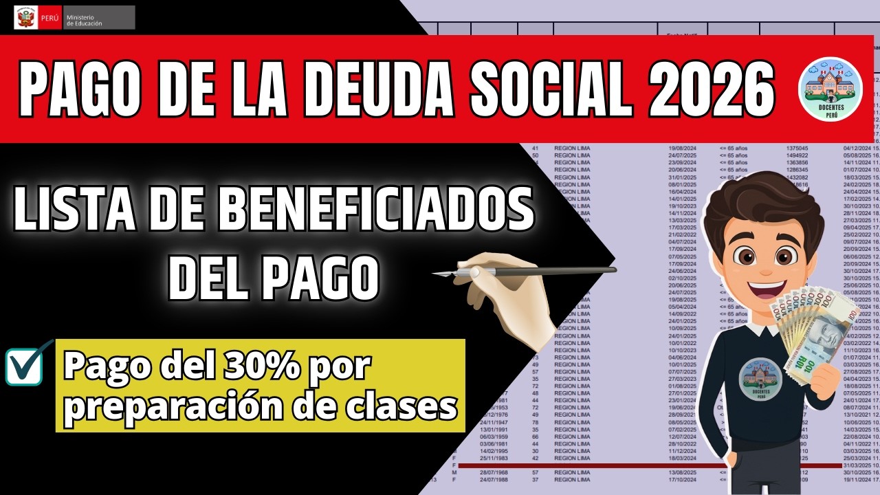 𝐏𝐀𝐆𝐎 𝐃𝐄 𝐋𝐀 𝐃𝐄𝐔𝐃𝐀 𝐒𝐎𝐂𝐈𝐀𝐋 𝟐𝟎𝟐𝟔 - 𝐋𝐈𝐒𝐓𝐀 𝐃𝐄 𝐁𝐄𝐍𝐄𝐅𝐈𝐂𝐈𝐀𝐃𝐎𝐒!! (𝐋𝐢𝐦𝐚)