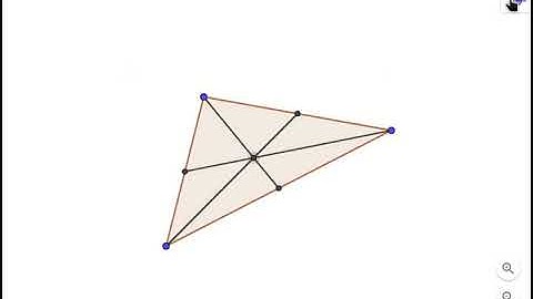 Centroid (balancing point) of a triangle