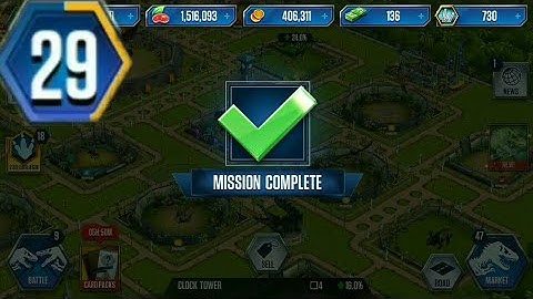 Jurassic world the game mission complete level 29