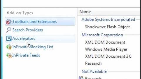 How to enable browser add ons in Windows 7