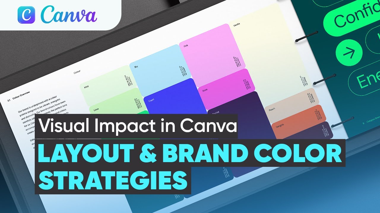 Visual Impact in Canva | Layout &amp; Brand Color Strategies - YouTube