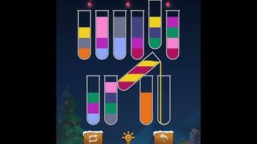 water color sort puzzle level 158 solution 4K , sort water color puzzle level 158 solution video 4K