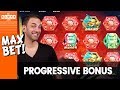 Progressive = BEST Bonus $1300 @ San Manuel Casino ✪ BCSlots (S. 14 • Ep. 3)