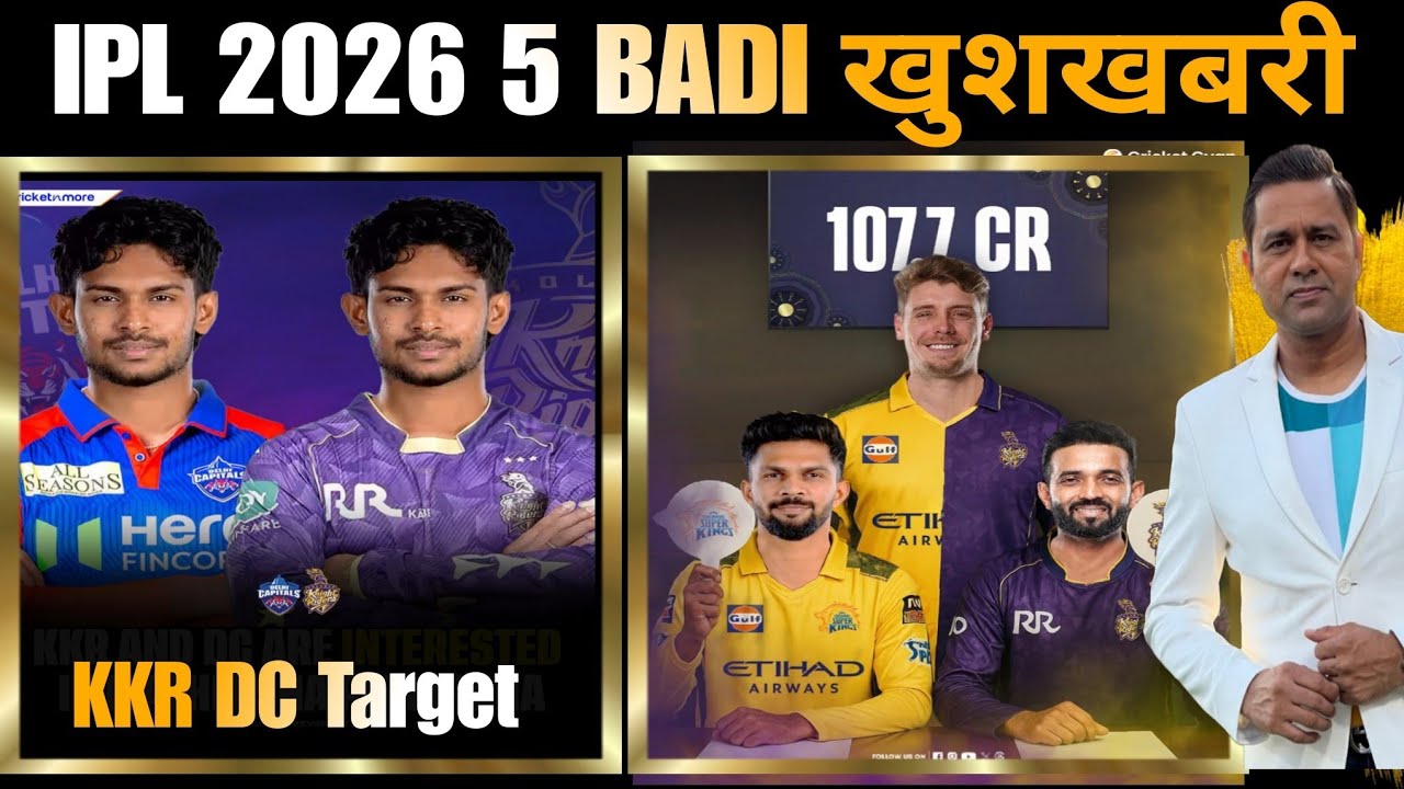 KKR TARGET PLAYERS 2026 | CSK TARGET PLAYERS | DC TARGET PLAYERS 