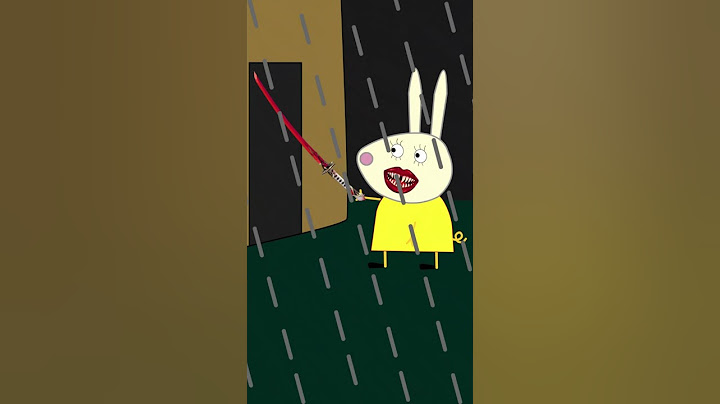 😈👾 peppa pig horror evil Miss Rabbit #shorts #animation #story