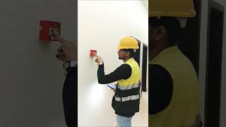 Zeta addressable fire alarm system MCP installing and testing.