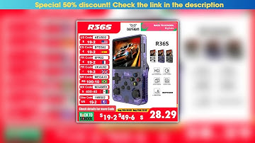 Editor’s Choice BOYHOM Open Source R36S Retro Handheld Game Console Linux System 3.5 Inch IPS Scree