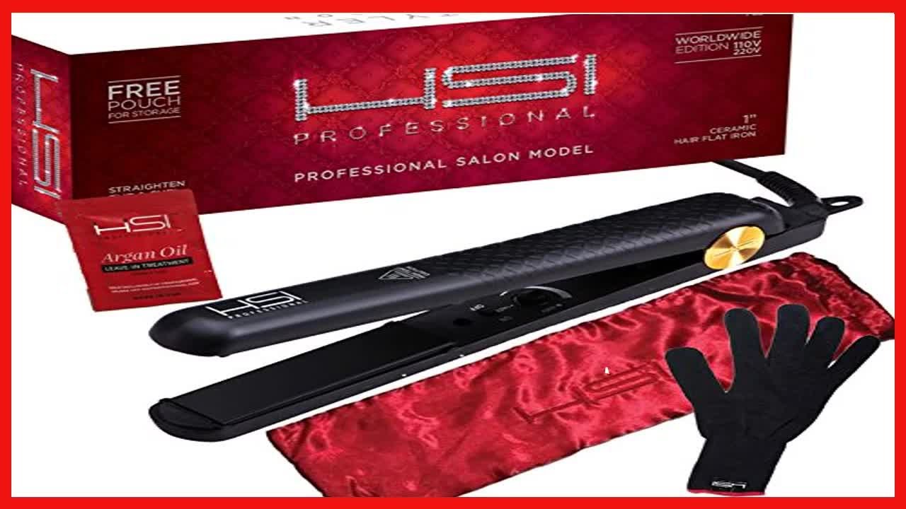 Great product -  HSI Professional Glider | Ceramic Tourmaline Ionic Flat Iron Hair Straightener | St