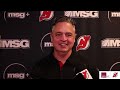 Coach Green on who's going in net today at Coyotes