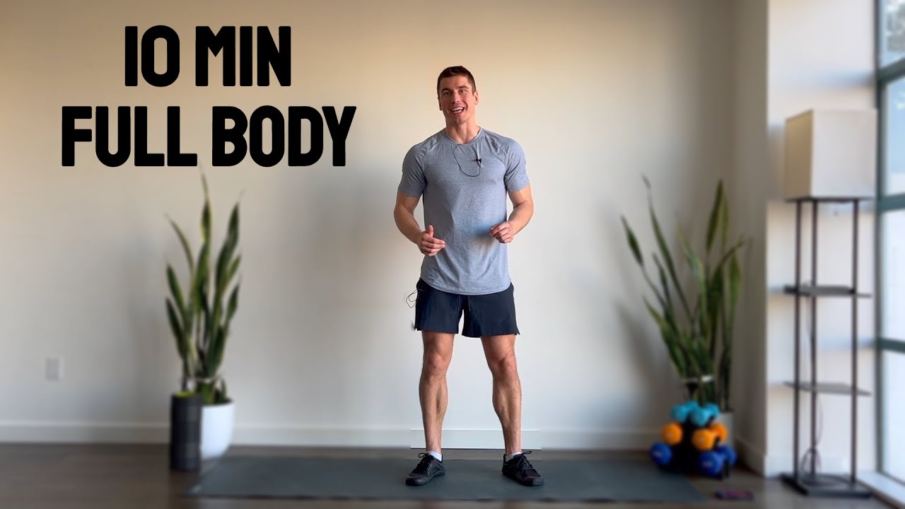 10 MIN FULL BODY WORKOUT AT HOME // NO EQUIPMENT - YouTube