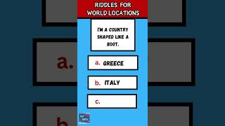 World Location RIDDLES..... #QUIZ, #RIDDLES #WORLDQUIZ