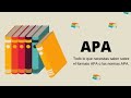 Estructura de normas APA para estudiantes