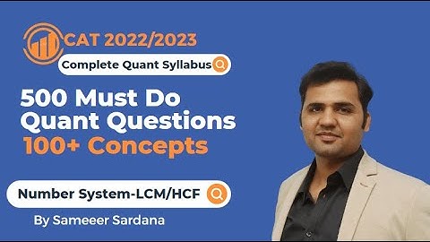 500 Must Do Quant Questions Covering Complete Quant | LCM/HCF |Number System -Ep6
