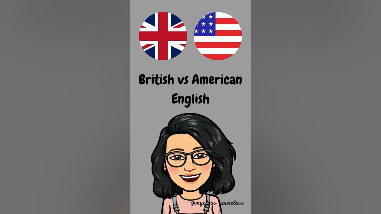 English Vocabulary British x American English englishspeakingshorts 