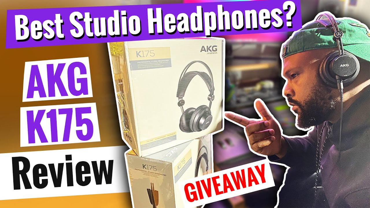 The Best Studio Headphones? AKG K175 Review and GIVEAWAY! - YouTube