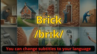 Brick meaning with 5 examples