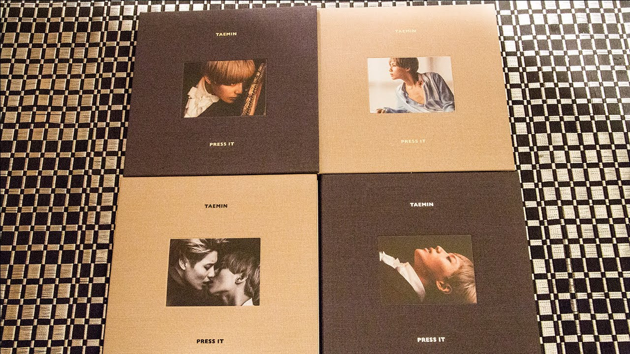 Unboxing | Taemin Vol. 1 - Press It (Covers A-D) - YouTube