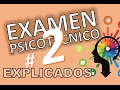 TEST PSICOTECNICOS OMNIBUS # 2 VARIADOS DE EXAMEN EXPLICADOS En español