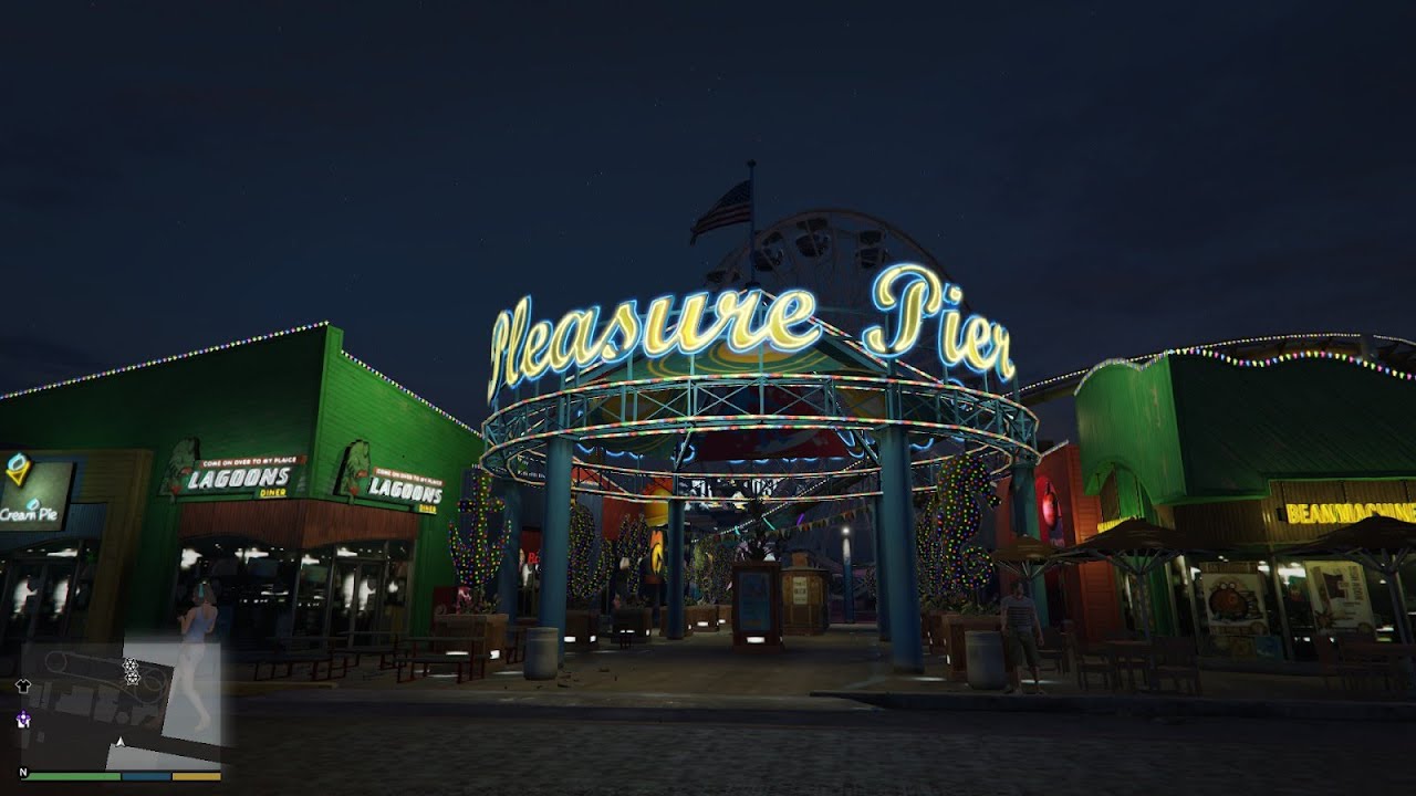 GTA 5 BEACH PLEASURE PIER S BEAUTIFUL LOCATION YouTube 