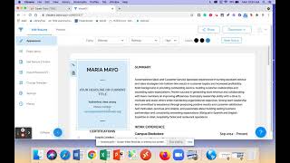 Building a Resume with VisualCV