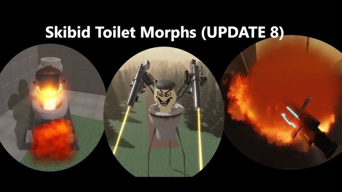 LOKIS NA TRANSFORMAÇÃO ENGRAÇADA  Roblox - Skibi Toilets Morphs 