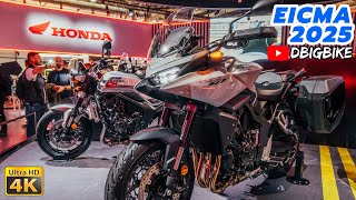 Take A Tour Of The Honda Eicma 2025 Booth Cb1000gt Cb1000f V3r 500750 Eclutch Wn7 Ev Motor