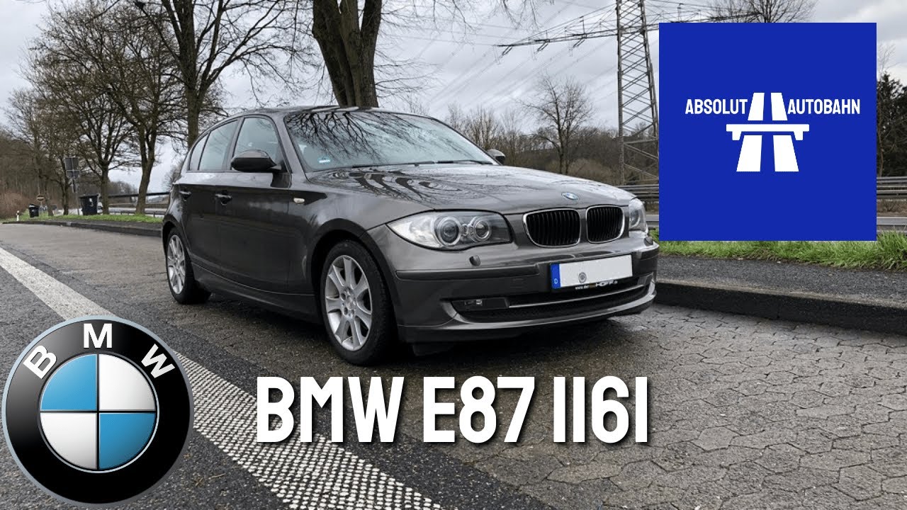 BMW E87 116i Top Speed Test Drive on Autobahn | Absolut Autobahn