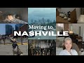 Nashville moving vlog organizing our new apartment