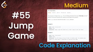 Jump Game | Live Coding with Explanation | Leetcode - 55