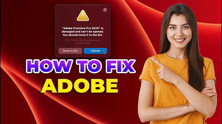 danneggiato e non può essere aperto. Dovresti spostarlo nel cestino Adobe come risolvere