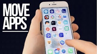 How to Move Apps on your Home Screen | iPhone XR iPhone X iPhone 8 iPhone 7 iPhone 6 iPhone 5