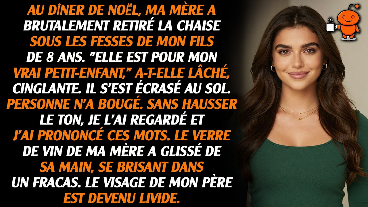 Ma mère a tiré la chaise de sous mon fils de 8 ans. 